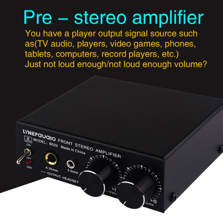 Amplificatore audio preamplificatore segnale stereo 60dB