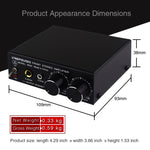 Amplificatore audio preamplificatore segnale stereo 60dB