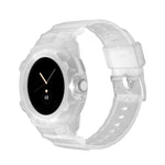 Per Google Pixel Watch JUNSUNMAY Cinturino elastico regolabile in TPU integrato