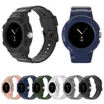 Per Google Pixel Watch JUNSUNMAY Cinturino elastico regolabile in TPU integrato