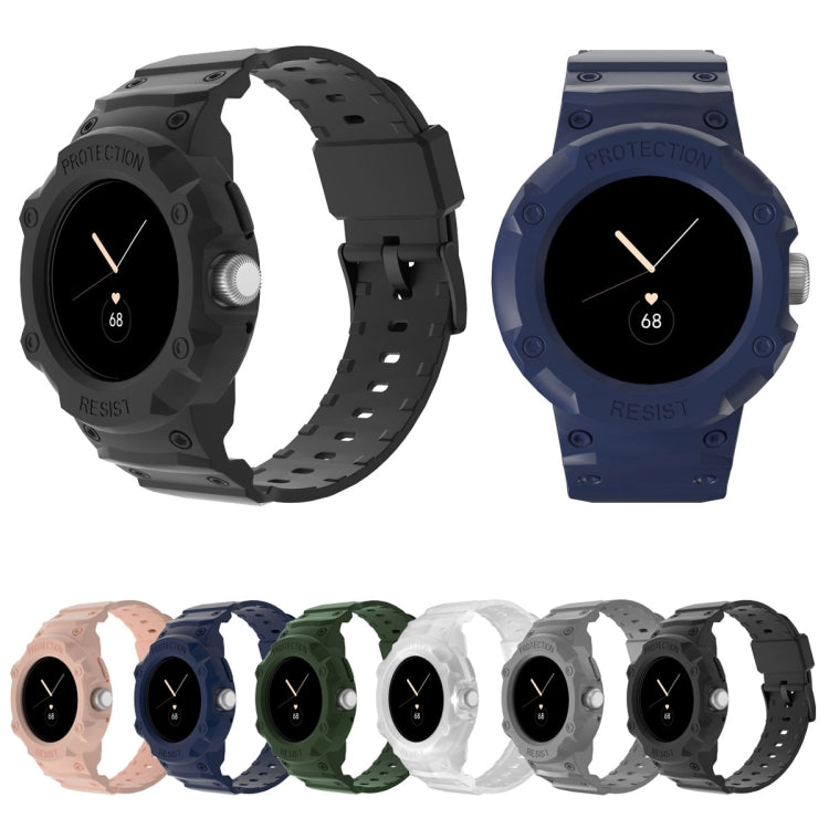 Per Google Pixel Watch JUNSUNMAY Cinturino elastico regolabile in TPU integrato