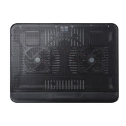 N128 Work Game Dual Fan Laptop Cooling Pad Supporto per dissipazione del calore con luce a LED, N128