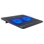 N128 Work Game Dual Fan Laptop Cooling Pad Supporto per dissipazione del calore con luce a LED, N128