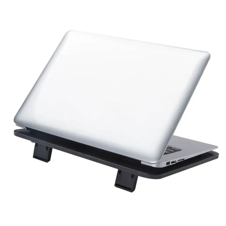 N128 Work Game Dual Fan Laptop Cooling Pad Supporto per dissipazione del calore con luce a LED, N128
