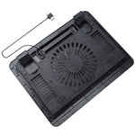N191 Pad di raffreddamento per laptop con ventola silenziosa portatile alimentato tramite USB con supporto, N191
