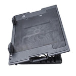 Base di raffreddamento per laptop regolabile in altezza a 5 marce USB NB339, NB339