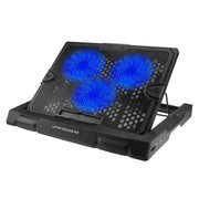 S300 Pad di raffreddamento per laptop desktop a velocità del vento regolabile a 3 ventole con supporto, S300