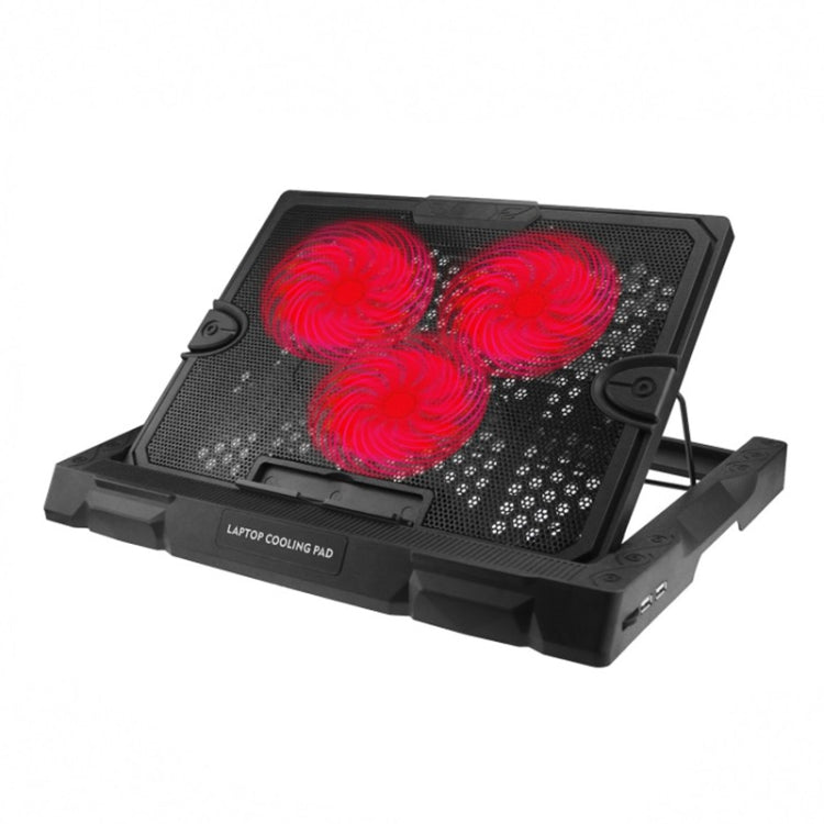 S300 Pad di raffreddamento per laptop desktop a velocità del vento regolabile a 3 ventole con supporto, S300