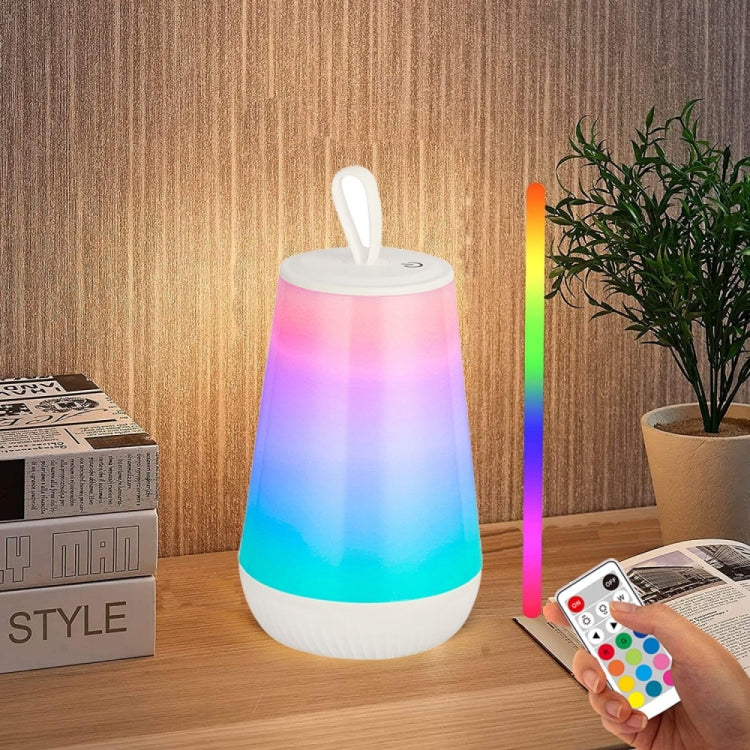 ST117 RGB Remote Control Touch Lampada dimmerabile Luce notturna da comodino portatile, ST117