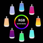 ST117 RGB Remote Control Touch Lampada dimmerabile Luce notturna da comodino portatile, ST117