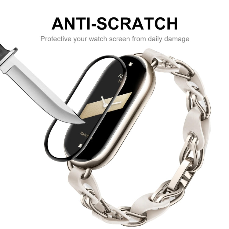 Per Xiaomi Band 8 ENKAY Hat-Prince 3D Full Coverage Soft PC Edge + PMMA HD Screen Protector Film, 1pcs, 2pcs, 5pcs, 10pcs