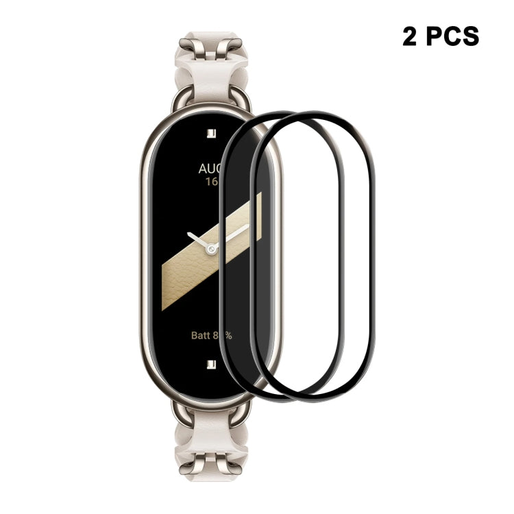 Per Xiaomi Band 8 ENKAY Hat-Prince 3D Full Coverage Soft PC Edge + PMMA HD Screen Protector Film, 1pcs, 2pcs, 5pcs, 10pcs