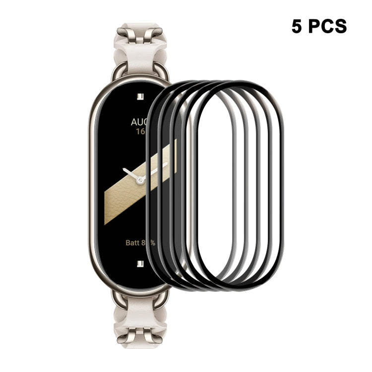 Per Xiaomi Band 8 ENKAY Hat-Prince 3D Full Coverage Soft PC Edge + PMMA HD Screen Protector Film, 1pcs, 2pcs, 5pcs, 10pcs
