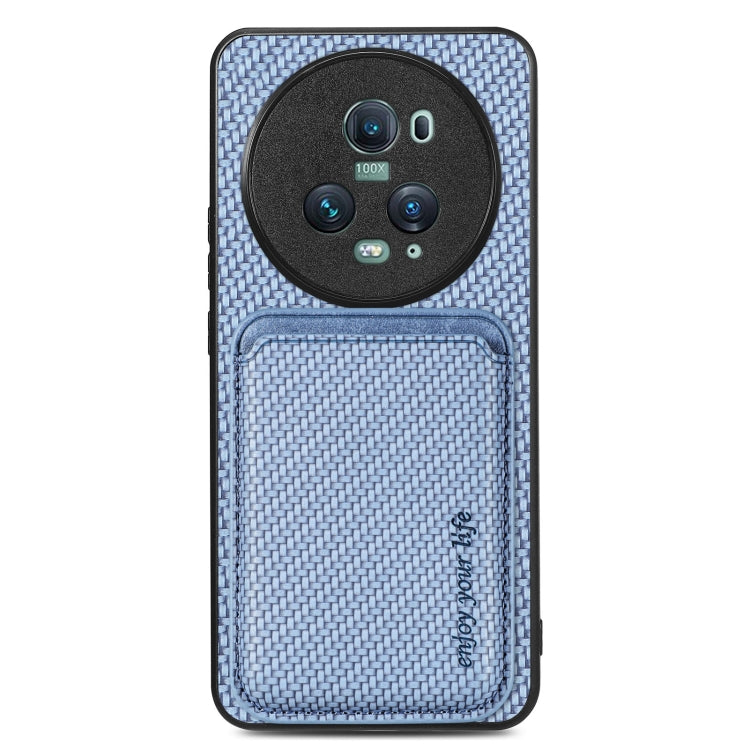 Custodia per telefono magnetica Magsafe in pelle in fibra di carbonio, For Honor Magic5 Pro, FOr vivo X70