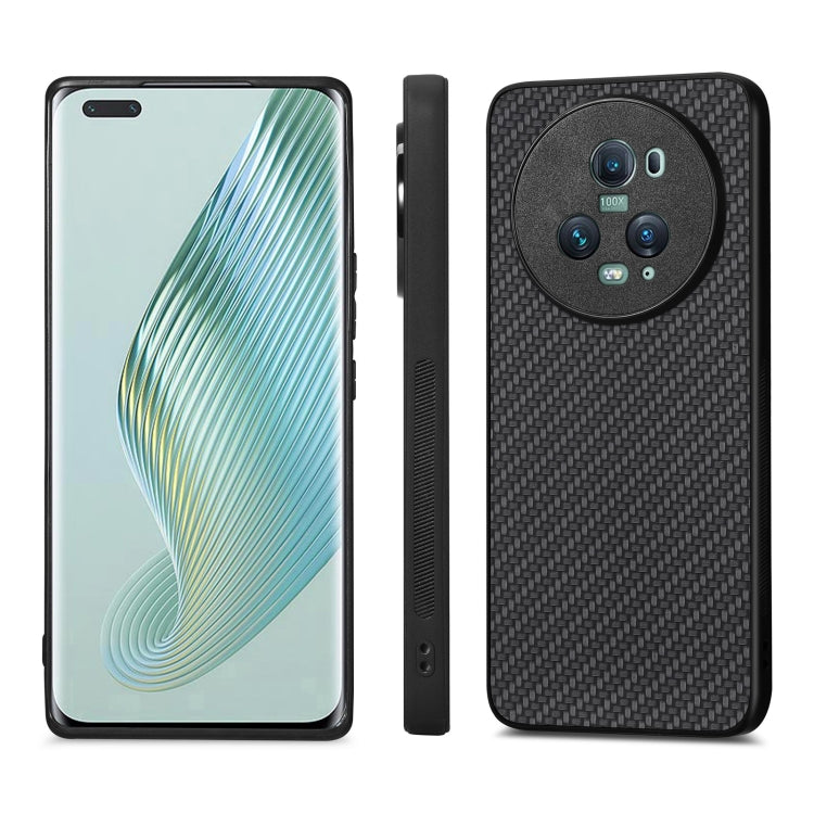 Cover posteriore in pelle con texture in fibra di carbonio, For Honor Magic5 Pro, For vivo X70