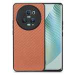 Cover posteriore in pelle con texture in fibra di carbonio, For Honor Magic5 Pro, For vivo X70