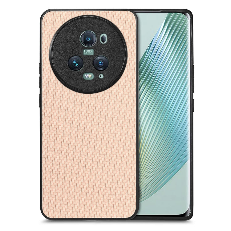 Cover posteriore in pelle con texture in fibra di carbonio, For Honor Magic5 Pro, For vivo X70