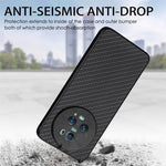 Cover posteriore in pelle con texture in fibra di carbonio, For Honor Magic5 Pro, For vivo X70
