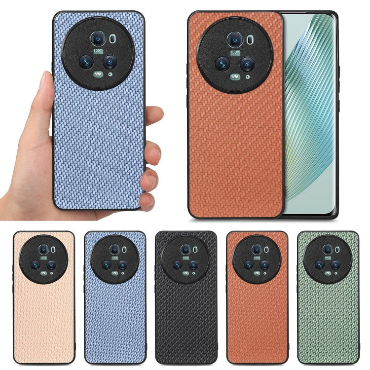 Cover posteriore in pelle con texture in fibra di carbonio, For Honor Magic5 Pro, For vivo X70
