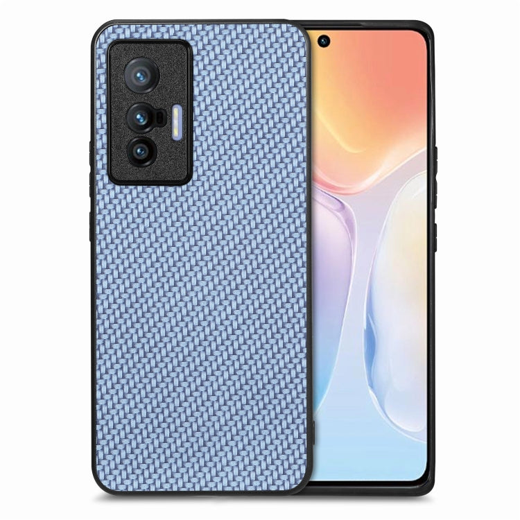 Cover posteriore in pelle con texture in fibra di carbonio, For Honor Magic5 Pro, For vivo X70