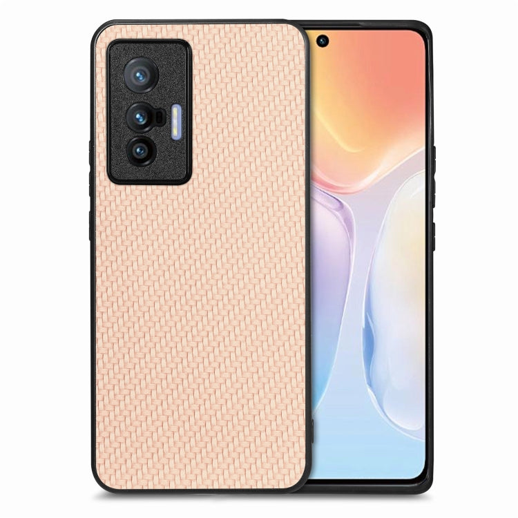 Cover posteriore in pelle con texture in fibra di carbonio, For Honor Magic5 Pro, For vivo X70