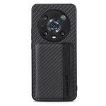 Custodia per telefono con borsa per carte magnetiche in fibra di carbonio, For Honor 80, For Honor Magic4 Lite, For Honor Magic5 Pro, For OPPO A16