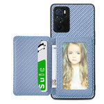 Custodia per telefono con borsa per carte magnetiche in fibra di carbonio, For Honor 80, For Honor Magic4 Lite, For Honor Magic5 Pro, For OPPO A16