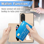 Custodia per telefono con borsa per carte magnetiche in fibra di carbonio, For OPPO A78, For OPPO A94 5G, For OPPO Find X6 Pro, For OPPO Find X6