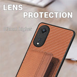 Custodia per telefono con borsa per carte magnetiche in fibra di carbonio, For OPPO A78, For OPPO A94 5G, For OPPO Find X6 Pro, For OPPO Find X6