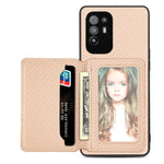 Custodia per telefono con borsa per carte magnetiche in fibra di carbonio, For OPPO A78, For OPPO A94 5G, For OPPO Find X6 Pro, For OPPO Find X6