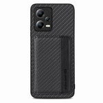 Custodia per telefono con borsa per carte magnetiche in fibra di carbonio, For Xiaomi Redmi Note 12 Pro+ 5G Global, For Xiaomi Poco X3 NFC, For Xiaomi Poco X5 Pro, For Xiaomi Poco X5