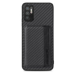 Custodia per telefono con borsa per carte magnetiche in fibra di carbonio, For Xiaomi Redmi Note 10 5G, For Xiaomi Redmi Note 12 5G Global, For OPPO A74 5G