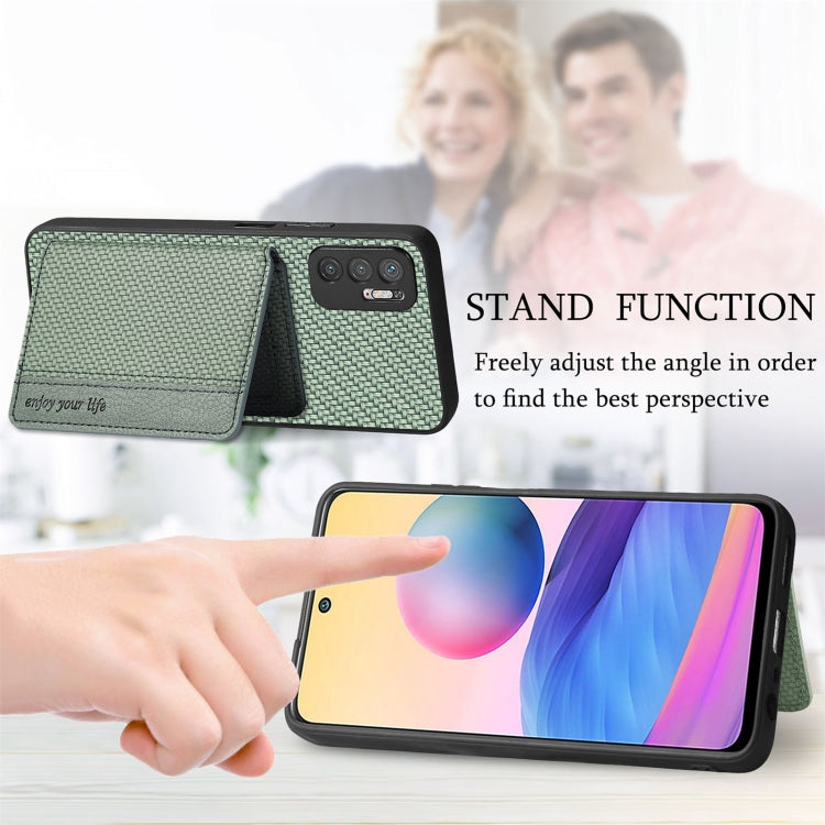 Custodia per telefono con borsa per carte magnetiche in fibra di carbonio, For Xiaomi Redmi Note 10 5G, For Xiaomi Redmi Note 12 5G Global, For OPPO A74 5G