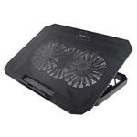 Porta USB N11 Supporto di raffreddamento per laptop desktop a doppia ventola regolabile in altezza a 8 marce, N11