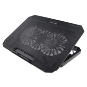 Porta USB N11 Supporto di raffreddamento per laptop desktop a doppia ventola regolabile in altezza a 8 marce, N11