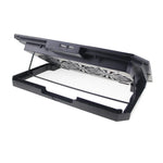 Porta USB N11 Supporto di raffreddamento per laptop desktop a doppia ventola regolabile in altezza a 8 marce, N11