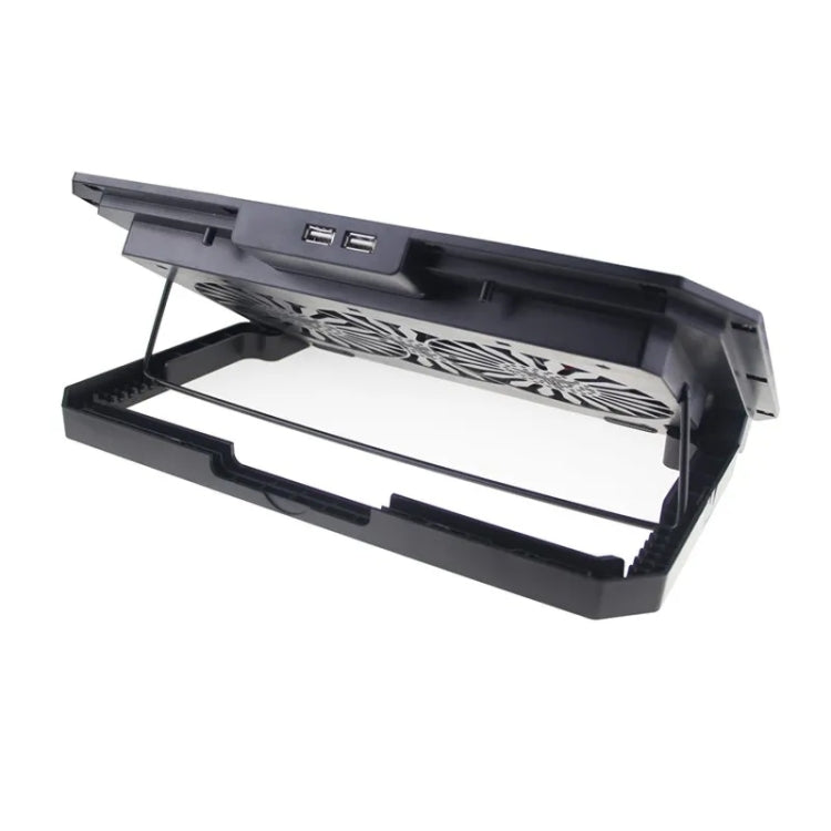 Porta USB N11 Supporto di raffreddamento per laptop desktop a doppia ventola regolabile in altezza a 8 marce, N11