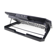 Porta USB N11 Supporto di raffreddamento per laptop desktop a doppia ventola regolabile in altezza a 8 marce, N11