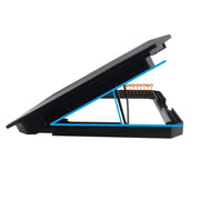 Porta USB N11 Supporto di raffreddamento per laptop desktop a doppia ventola regolabile in altezza a 8 marce, N11