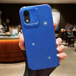 Custodia per telefono in TPU tinta unita Jelly Glitter, For iPhone X / XS, For  iPhone XR