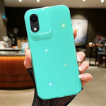 Custodia per telefono in TPU tinta unita Jelly Glitter, For iPhone X / XS, For  iPhone XR