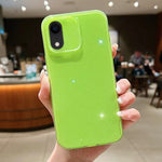 Custodia per telefono in TPU tinta unita Jelly Glitter, For iPhone X / XS, For  iPhone XR