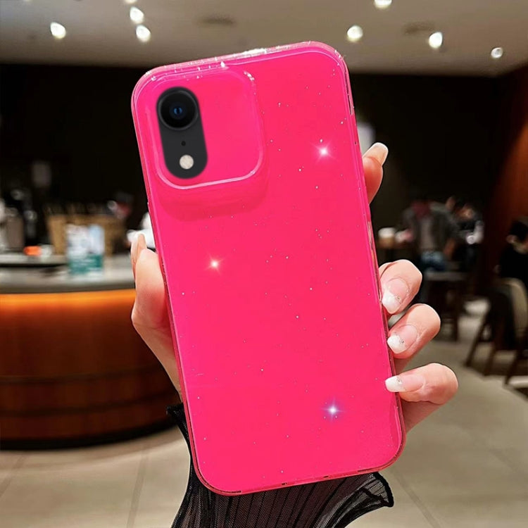 Custodia per telefono in TPU tinta unita Jelly Glitter, For iPhone X / XS, For  iPhone XR