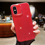 Custodia per telefono in TPU tinta unita Jelly Glitter, For iPhone XS Max, For iPhone 11 Pro