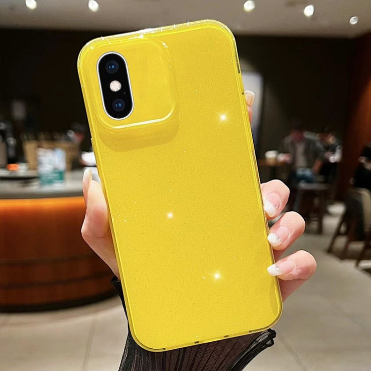 Custodia per telefono in TPU tinta unita Jelly Glitter, For iPhone XS Max, For iPhone 11 Pro