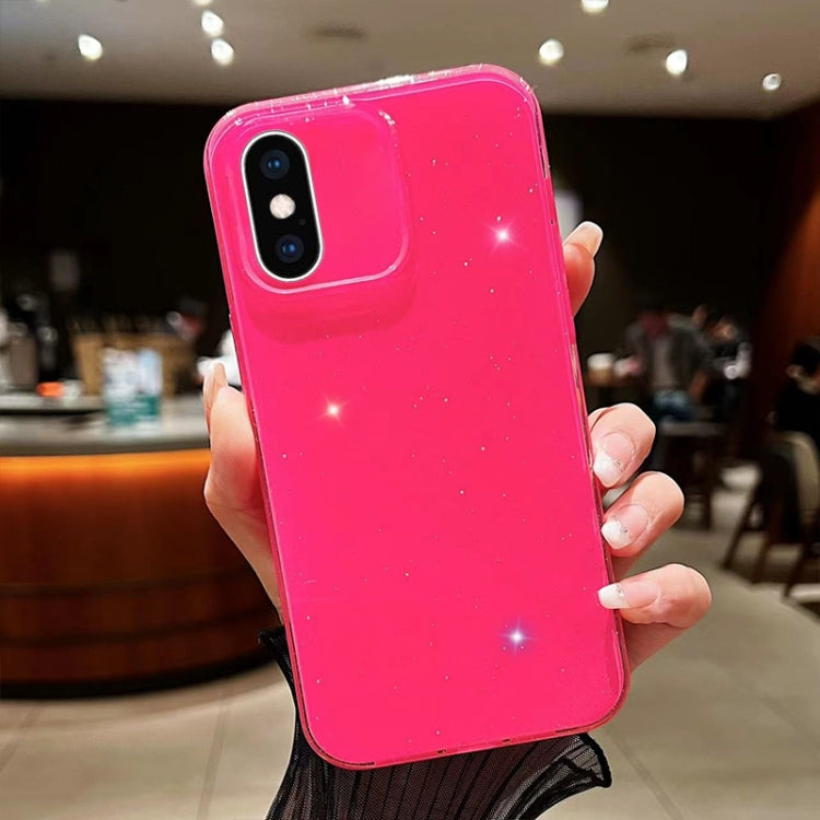 Custodia per telefono in TPU tinta unita Jelly Glitter, For iPhone XS Max, For iPhone 11 Pro