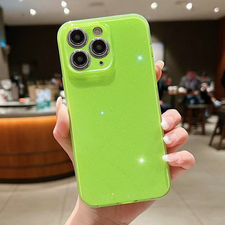 Custodia per telefono in TPU tinta unita Jelly Glitter, For iPhone XS Max, For iPhone 11 Pro