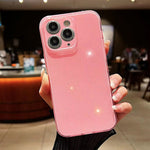 Custodia per telefono in TPU tinta unita Jelly Glitter, For iPhone XS Max, For iPhone 11 Pro