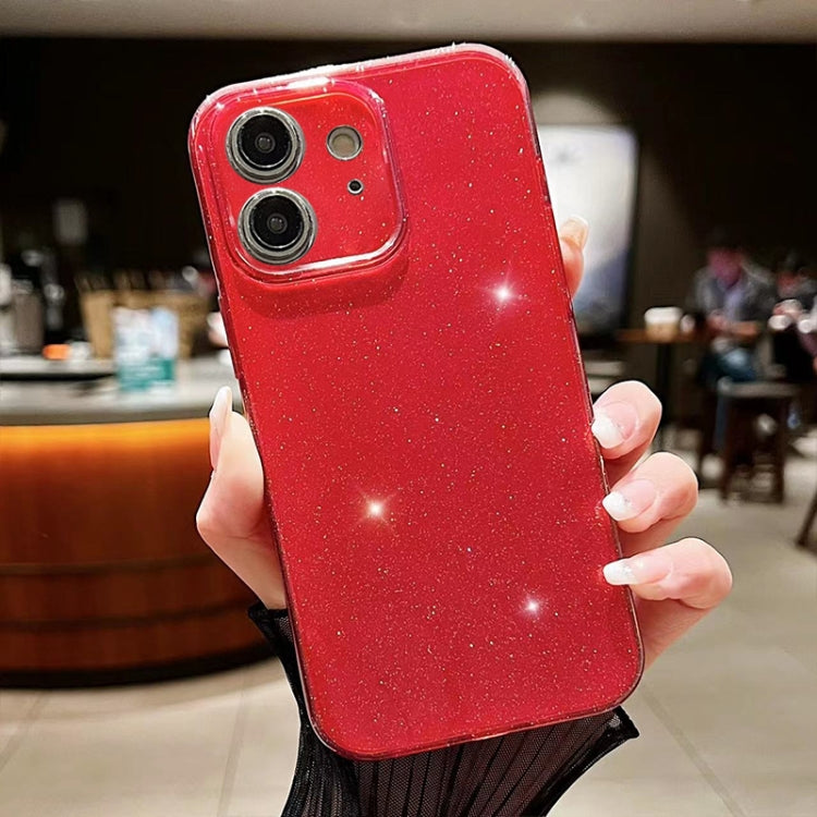 Custodia per telefono in TPU tinta unita Jelly Glitter, For iPhone 11, For  iPhone 11 Pro Max