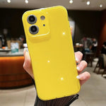 Custodia per telefono in TPU tinta unita Jelly Glitter, For iPhone 11, For  iPhone 11 Pro Max